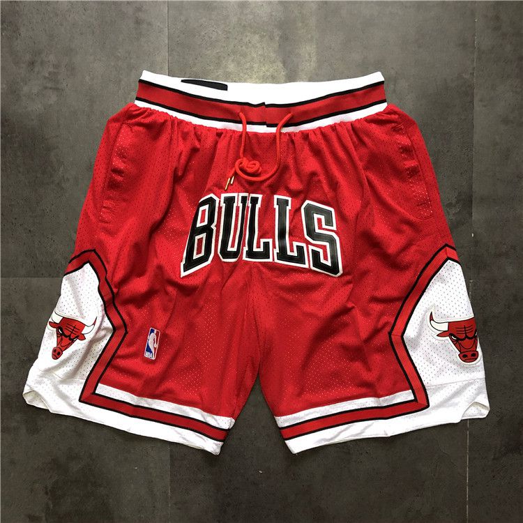 Men NBA 2021 Chicago Bulls Red Shorts 5->chicago bulls->NBA Jersey